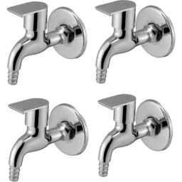 IRIS Waterfall Brass Chrome Finish Nozzle Bib Cock (Pack of 4)-picture-40