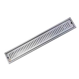 Aquieen Wave 30x4 inch Stainless Steel 304 Matte Water Floor Drainer Grating-picture-19