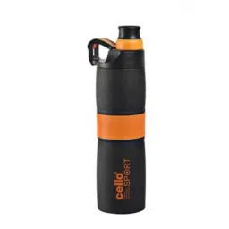 Cello Force 700ml Orange Stainless Steel Vacuum Sports Bottle, 405CSSB0427 (Pack of 2)-picture-35