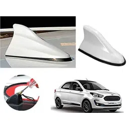 Auto Pearl ABS White Universal Replacement Shark Fin Car Roof Antenna For Ford Figo 2019-picture-12