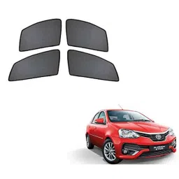 Kozdiko 4 Pcs Half Magnetic Car Sun Shade Set for Toyota Etios Platinum-picture-37