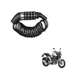 Kozdiko Plastic Black Resettable Password Multi-Use Cable Lock for Yamaha FZ 25-picture-18