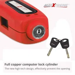 AllExtreme EXBAL1R Assorted Anti Theft Grip Throttle Brake Handlebar Lock image 2