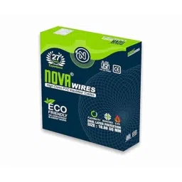 Novawires 10 Sqmm Single Core Green FRLS PVC Copper Cable, NVWRS1000GR, Length: 90 m-picture-19