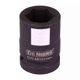 De Neers 25mm 1 inch Chrome Molybdenum Steel Hex Deep Impact Socket, Size: 32mm-picture-37