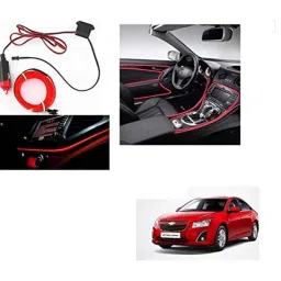 Kozdiko 12V Red Car Interior Decor Neon Strip Light for Chevrolet Cruze-picture-47