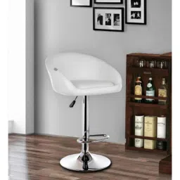 MBTC Judith 90kg Leather White Office Bar Stool Chair, 6201 image 2