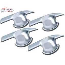 Auto Pearl 4 Pcs ABS Chrome Finish Car Door Handle Bowl Set for without Sensor Model Maruti Suzuki Swift Dzire 2017 image 3