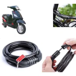 Auto Pearl PVC &a; Plastic Black Combination Cable Lock for Electric NYX e5, 618-picture-16