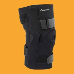 K Squarians Neoprene Black Knee Support Brace, 8003, Size: L image 4