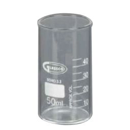 Glassco 500ml Boro 3.3 Glass Tall Form Beaker Without Spout, 230.205.06AB (Pack of 8)-picture-44