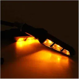 Ramanta 4 Pcs Amber Front &a; Rear 6 LED Indicator Light Set for Suzuki Universal Bike image 3
