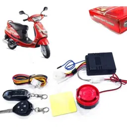 Auto Pearl 12V Black Two-Way Anti Theft Motorcycle Alarm Kit with 2 Pcs Remote for Duro DZ-picture-36