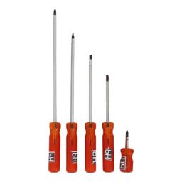 H9 5 Pcs Chrome Vanadium Steel Magnetic Screw Drivers with Handle &a; Harder Tips Screwdriver Set-picture-25