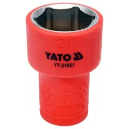 Yato 21mm 3/8 inch Drive VDE-100V CrV Insulated Hexagon Socket, YT-21021-picture-29