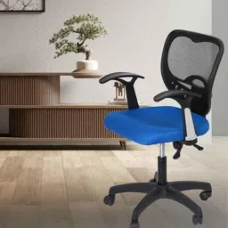 Heikin Juli Blue Low Back Breathable Mesh DIY Ergonomic Office Chair for Work from Home, HE-00036-picture-18