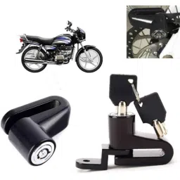 Auto Pearl Steel Black Heavy Duty Anti-Theft Disc Brake Lock for Splendor Pro, Lock_281-picture-43