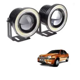 Kozdiko 2 Pcs 15W 3.5 inch High Power White LED Projector COB Fog Light Set with White Angel Eye Ring for ford Ikon, koz_89356-picture-44