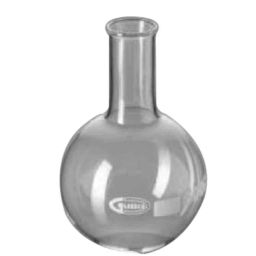 Glassco 250ml White Printing 3.3 Boro Glass Boiling &a; Round Bottom Flask with Narrow Neck, 233.202.03 (Pack of 10)-picture-40