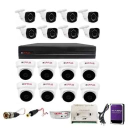 CP Plus 5MP 8 Pcs Dome &a; 8 Pcs Bullet Camera, 16 Channel DVR with Usewell Accessories, 5MP-16HD-8+8-2TB-USEWELL-picture-40