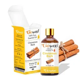 GoWoo 2 Pcs 10ml Natural Therapeutic Grade Cold Pressed Cinnamon Bark Aroma Oil &a; 100ml Pumpkin Seed Carrier Oil Set, GWOC370-P13+P182 image 2
