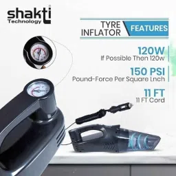 Shakti Technology Aeroclean 120W 150psi Handheld Portable Vacuum Cleaner image 4