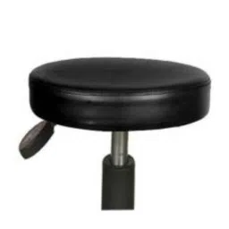 Rajpura Black Revolving Chrome Base Cushion Bar Stool image 2
