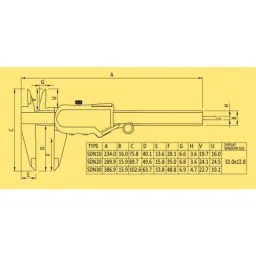 Baker SDN10 0-150mm Digital Vernier Caliper image 3
