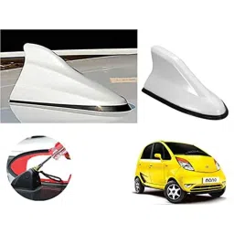 Auto Pearl ABS White Universal Replacement Shark Fin Car Roof Antenna For Tata Nano-picture-33