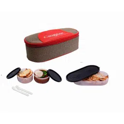 Carrolite 650ml Brown &a; Black Plastic Lunchbox, Black_P-16-picture-14