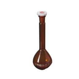 Glassco 1000ml Wide Mouth Volumetric Flask with Penny Head Glass &a; Polyethylene Stopper, 130.576.10WMA-picture-23