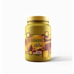 Magic Paints Silk Sparkle 10 Litre Gold Metallic Emulsion Acrylic Paint-picture-17