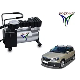 Kozdiko 12V DC Heavy Duty Metal Tyre Inflator for Skoda Fabia, koz_5637-picture-27