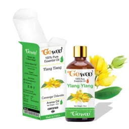GoWoo 2 Pcs 10ml Natural Therapeutic Grade Ylang Ylang Aroma Oil &a; 100ml Bhringraj Carrier Oil Set, GWOC1330-P49+P170 image 2