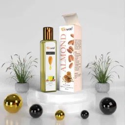 GoWoo 2 Pcs 10ml Natural Frangipani Aroma Oil &a; 100ml Almond Carrier Oil Set, GWOC541-P20+P164 image 5