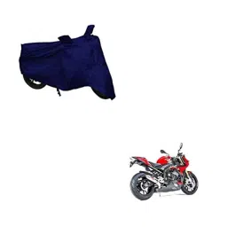 Kozdiko Polyester Matty Blue Dust &a; Waterproof Bike Body Cover with Mirror Pocket for BMW S1000R-picture-40