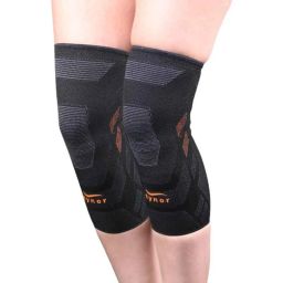 Tynor Air Pro Black &a; Orange Knee Support Cap, 1020070600, Size: Medium-image-86