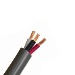 Elson 1 Sqmm Three Core Black Multi Round PVC Insulated CCR Copper Cable with Weather Resistant, Length: 91 m-picture-15