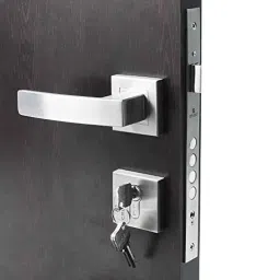 Homexpert Rose LB10001-R-OSK 60mm Stainless Steel Silver One Side Key Mortise Door Lock Set-picture-10