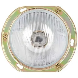 Uno Minda RHS Hard Coated Lens Headlight with Bulb for Bajaj Compact RE, HL-5631BM-picture-15