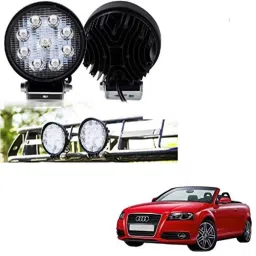Kozdiko 2 Pcs 27W 4 inch 9 LED Waterproof Round White Fog Light Set with Mounting Brackets for Audi A3 Cabriolet, kozd_20024-picture-45