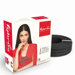 Fybros 4 Sqmm 180m Black Single Core FR PVC Insulated Multistrands Industrial Cable, FWC1019-picture-30