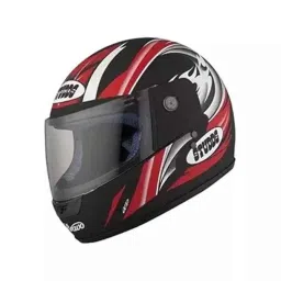 Studds Bravo Devil Plastic Matt Black Full Face Helmet, Size: 600 mm-picture-14