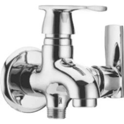 Cera Titanium Brass Chrome Finish 2-Way Bib Cock, F1003161-picture-40