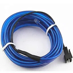 Kozdiko 12V 5m Plastic Ice Blue Cold Roll Car Interior Strip Light for Volkswagen GTI Polo image 2