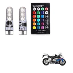 Kozdiko 2 Pcs T10 LED RGB Car Interior Fancy/Parking Remote Control Light Set for BMW S 1000 RR-picture-10