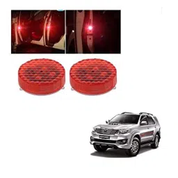 Kozdiko 4 Pcs Waterproof Wireless Car Door Red Warning Light Indicator Set with 5 LED &a; Free Batteries for Toyota Old Fortuner-picture-14