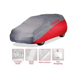 Elegant Grey &a; Red Water Resistant Car Body Cover for Mahindra XUV 500 image 2