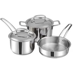 Vinod 3 Pcs Stainless Steel Induction Friendly Classique Deluxe Cookware Set, DLXCLA3-picture-12