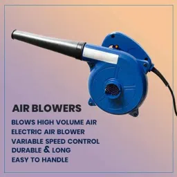 Elmico 450W Variable Speed Air Blower with 30ft Extension Wire &a; Vacuum Function Set, EB-3+Vacuum+15Ft+15Ft image 2